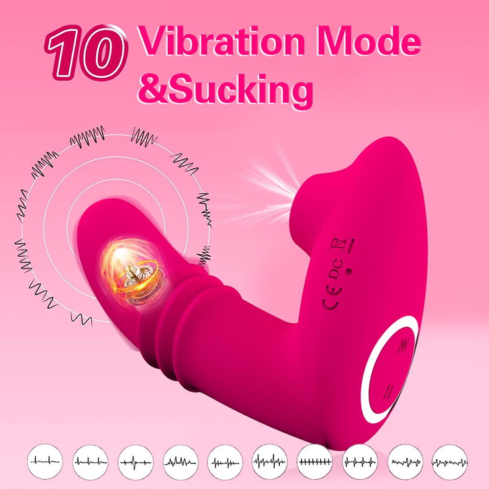 10 Frequency Clitoris Stimulator Vagina Sucking Vibrator For Women Wireless Remote Control G-Spot Female Clitoris Sucker