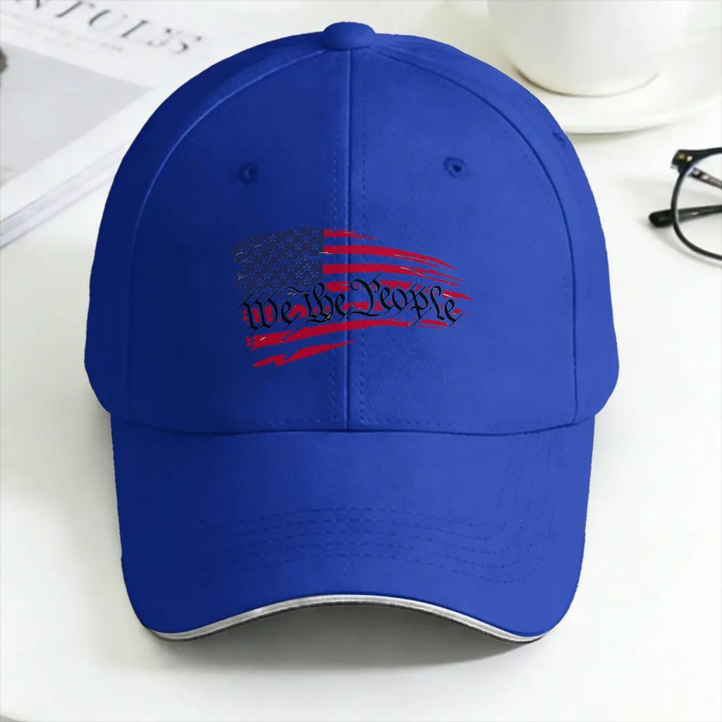 We The People Th USA University Baseball Cap Outdoor Gym Hot Sale Trucker Hat Unisex Adult Casual Design Baseball Caps