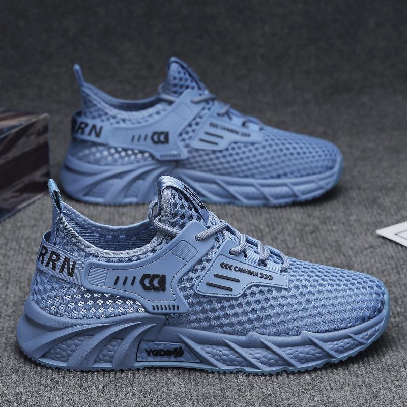 Mesh Breathable Men's Shoes Summer Hollowed Out Leisure Sports Tide Shoes Student Wading Stream Shoes Men