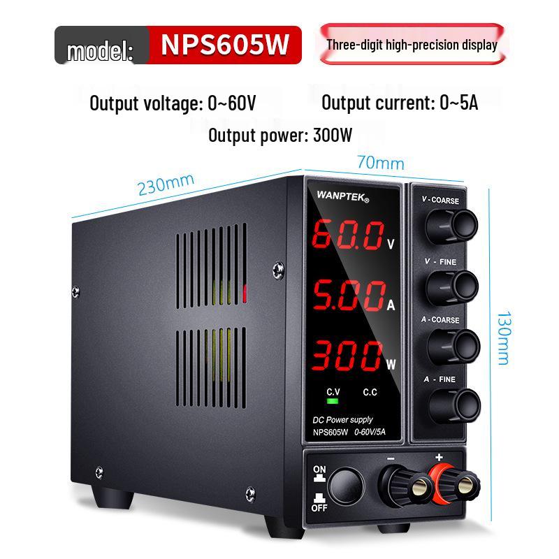 WANPTEK DPS605U Adjustable DC Power Supply for Laptop & Mobile Repair