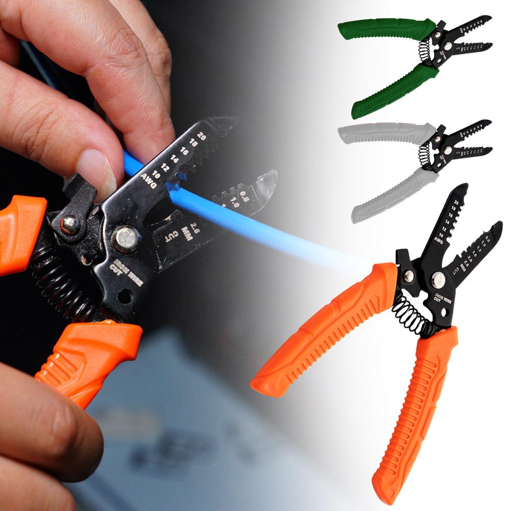 Wire Stripping Pliers Multifunctional Electrical Pliers Winding Function Crimping Repair Terminal Wire Tool Pliers Cutting G3A2