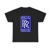 Rolls-Royce Luxusauto Marke Ikonisches Logo Grafik Oversized Lässiges Streetwear T-Shirt Oberteil für Autoenthusiasten & Fans eines luxuriösen Lebensstils