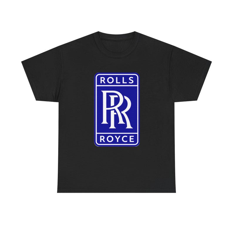 Rolls-Royce Luxusauto Marke Ikonisches Logo Grafik Oversized Lässiges Streetwear T-Shirt Oberteil für Autoenthusiasten & Fans eines luxuriösen Lebensstils