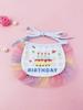 1 Set Pet Birthday Scarf Cute Delicate Lace Bib, Cat & Dog Birthday Party Celebration Prevent saliva Towel