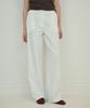 Aueonoseuteljia Mono Basic Straight Cotton Pants_White(O25-Pt02)
