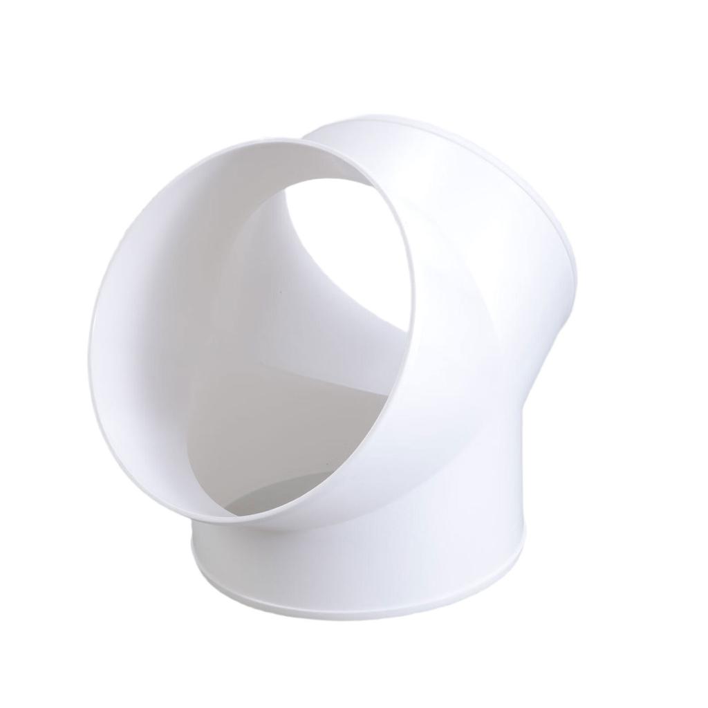 PVC Exhaust Duct Connector Quick Ventilation Tube Joint Coupler 3 Ways Splitter Ventilation Fittings Easy To Install