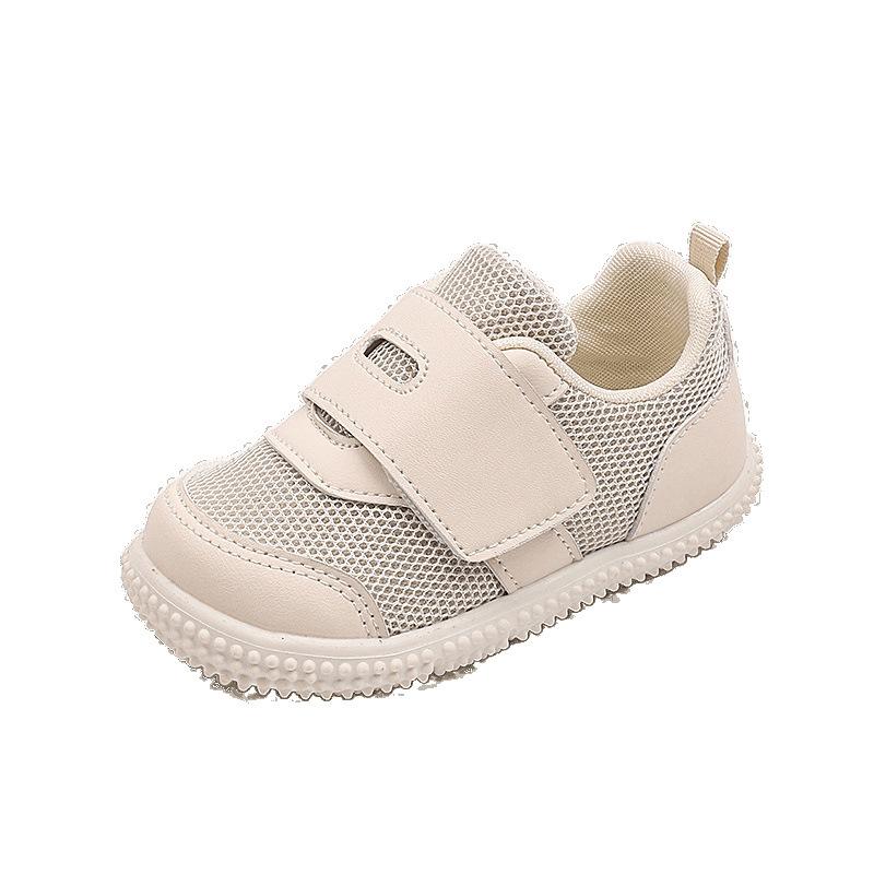 Girls Casual Shoes Baby Sports Shoes 2025 Spring and Autumn New Boys Breathable Toddler Shoes Solid Color Simple and Versatile