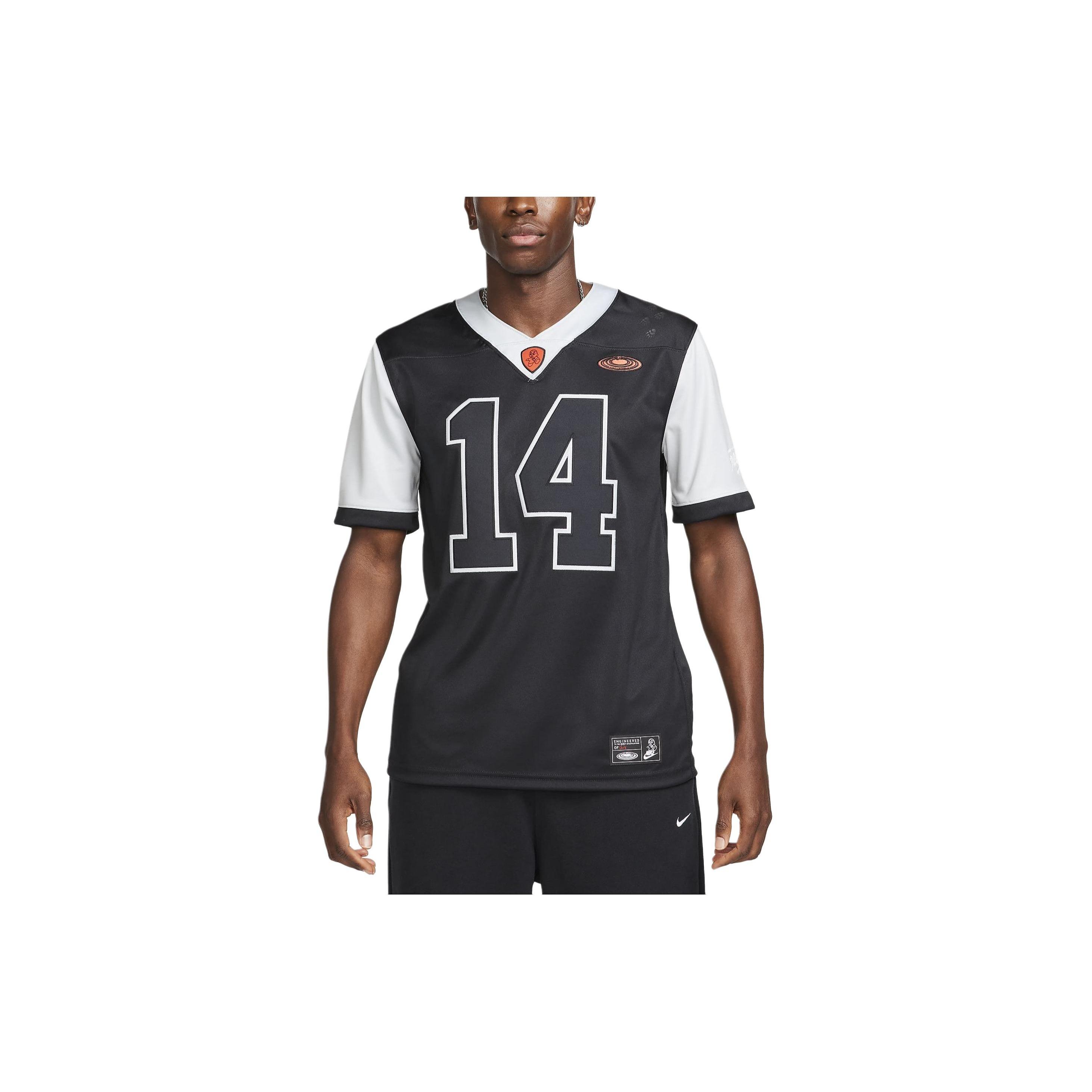 Nike Game x Doernbecher Freestyle Chris Football Jersey Black Silver Men s FZ2004-010 S