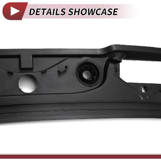 1 Pcs Windshield Wiper Cowl Cover for BMW 335i 2007-2013 Windshield Cowl Replacement No.51717161033 Black Plastic