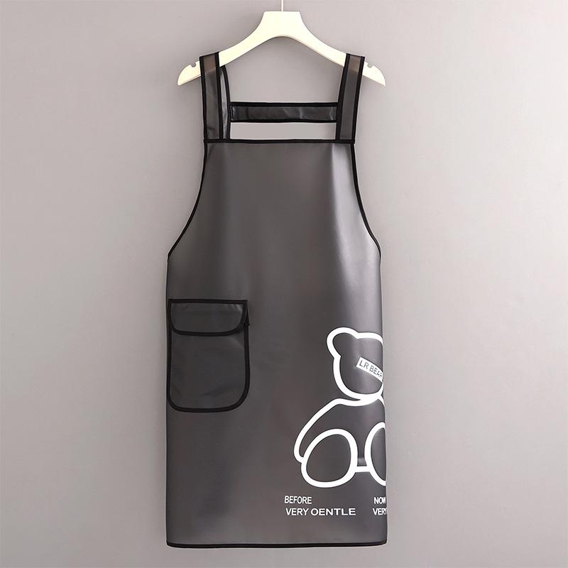 Summer Breathable Waterproof Oil-Proof Kitchen Apron for Adults