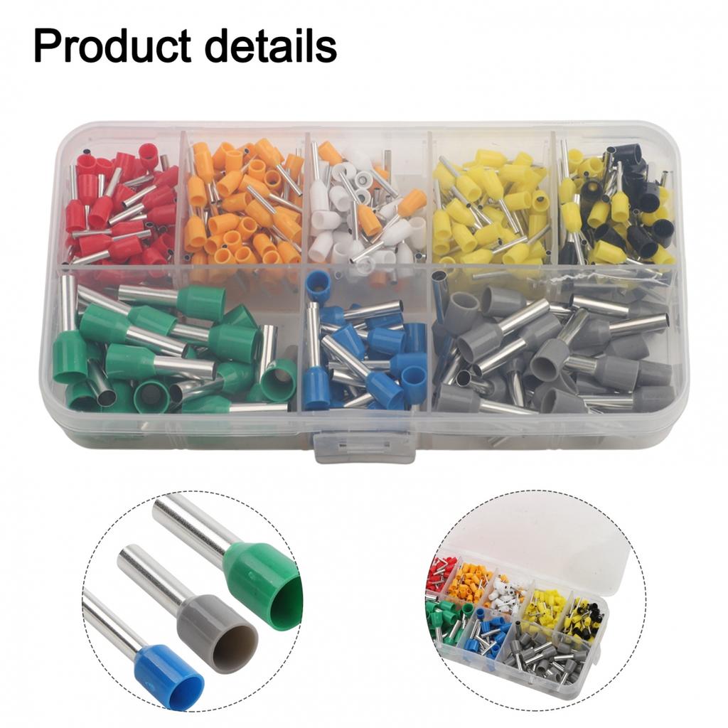 Cold Pressed Terminal Blocks European Style Tube Terminal Improved Conductivity