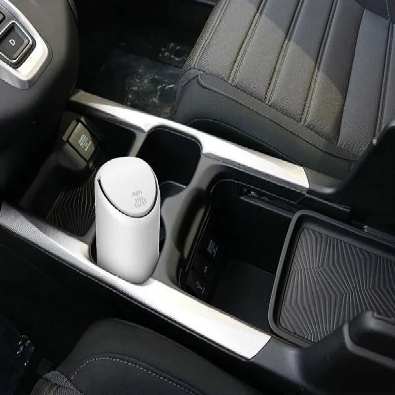 Cubo de basura para coche, cubo de basura de silicona, soporte para estuche de basura, organizador automático, caja de almacenamiento