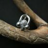 Silver Ring with Cubic Zirconia, Product Weight 2.57 G (2208631)