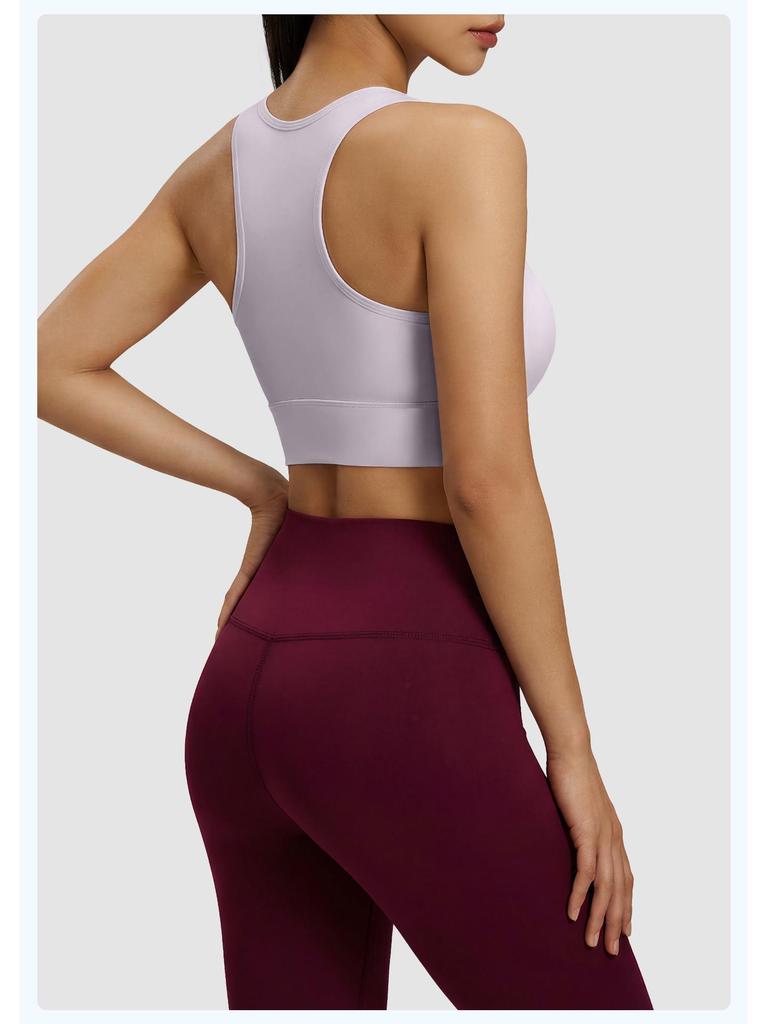 Stoßfester Damen-Sport-BH in I-Form - Elastisches Nylon-Tanktop für Yoga, Laufen & Fitness