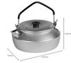 Trangia 325 Kettle, 0.6L, Aluminum, TR-325