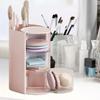 Large Capacity Jewelry Organizer Box 3-Layer Cosmetic Storage Box Makeup Brush Holder  Beauty Egg