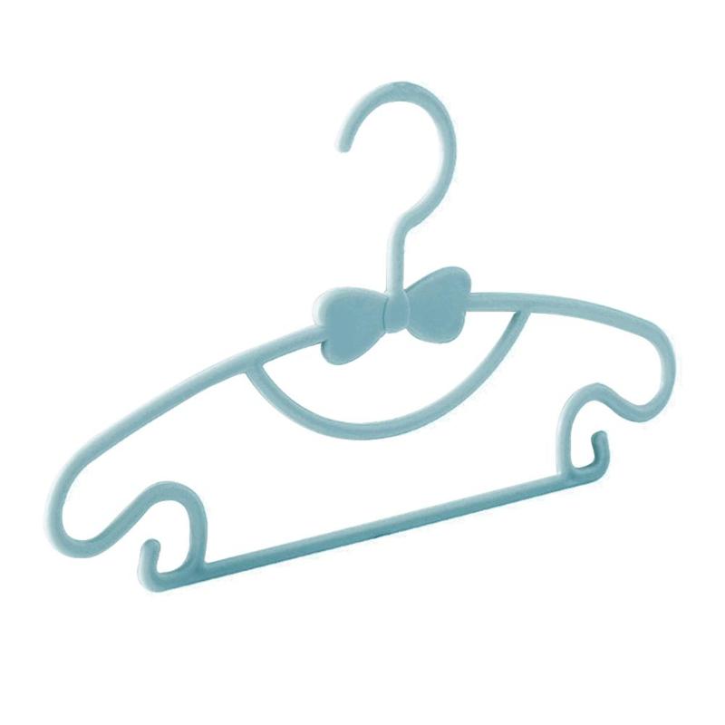 5pcs Kids Clothes Hangers Portable Multifunction Hook Design Clothes Drying Rack For Kid Plastic Baby Hangers Clothes Storage F1M3