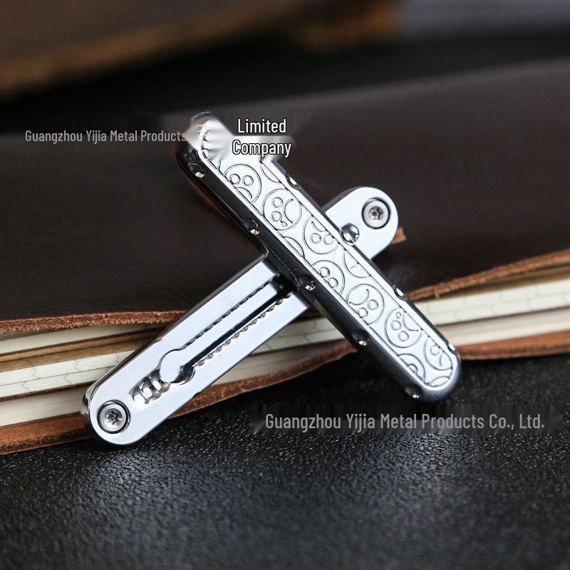 Youtiao Coin Baguette Push-Pull EDC Metal Gyroscope Decompression Toy for Adults - Blind Box