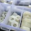 External Hex Bolt M4 M5 M6 M8 M10 White Nylon Hexagonal  Head Screw Nut Washer Threaded Hex Head Screw Plastic Insulated Screw