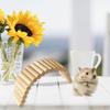 Hamster Hideout Bridge Climbing Ladder Wooden Mouse Toy for Dwarf Mice Gerbils and