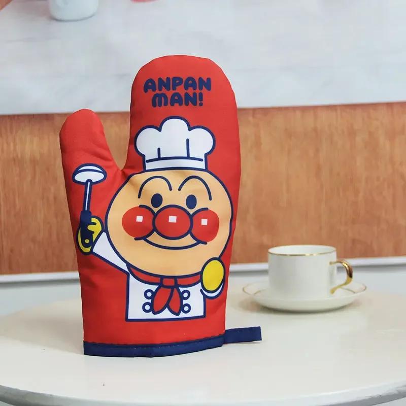 Thickened Microwave Oven Insulation Gloves Double-sided Printing Household Kitchen Baking Tools Cartoon Oven Anti-scald Glove