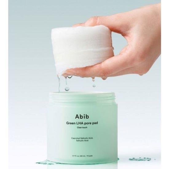 ABIB Green LHA Pore Pad Clear Touch Exfoliating Toner Pads
