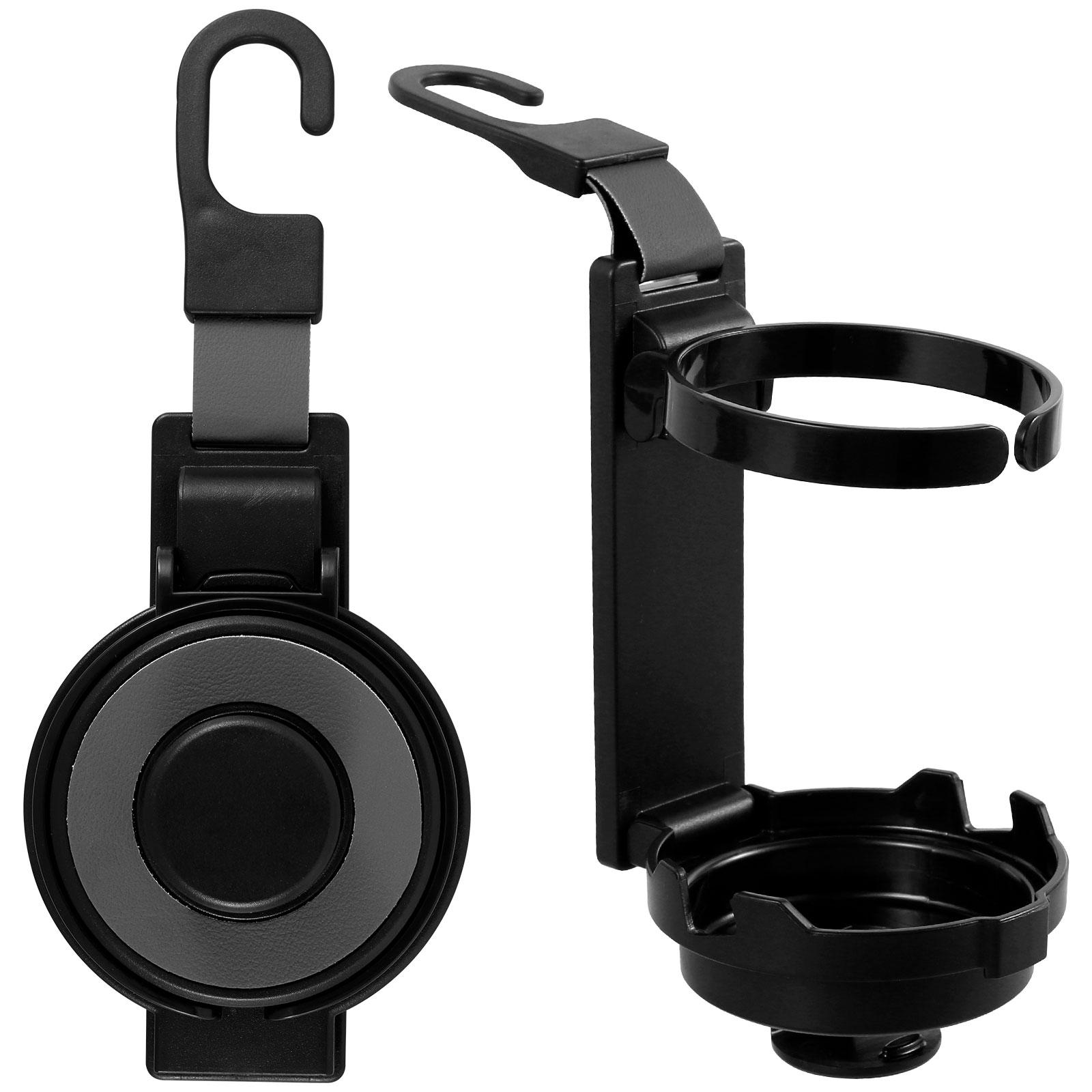 

3 in 1 Foldable Car Multifunctional Hook Car Purse Hook with Car Cup Holder and Phone Holder Flexible Car Seat Headrest Hook