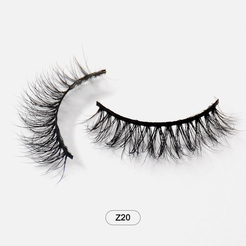 Dropshiping Makeup Mink Lashes Fluffy Soft Full Fake Eyelashes Natural False Eyelashes Wispy Lash Extension