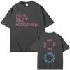 Hot Sale New Kiss All The Time Disco Occasionally Album Graphic Tshirt Unisex Women Fashion Oversized T Shirt Male Cotton Tshirts