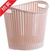 Hollow Plastic Laundry and Toy Storage Basket: Bathroom Hamper for Dirty Clothes