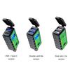 Dual USB Motorcycle Charger SAE To USB Fast Charging Adapter for Cell Phone GPS