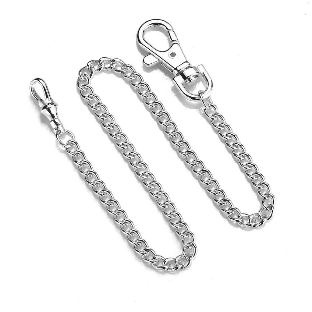 Taschenuhrkette Gold Silber Farbe Taschenuhren Ketten Ersatzkette für Antike Quarz Vintage Uhr Legierung