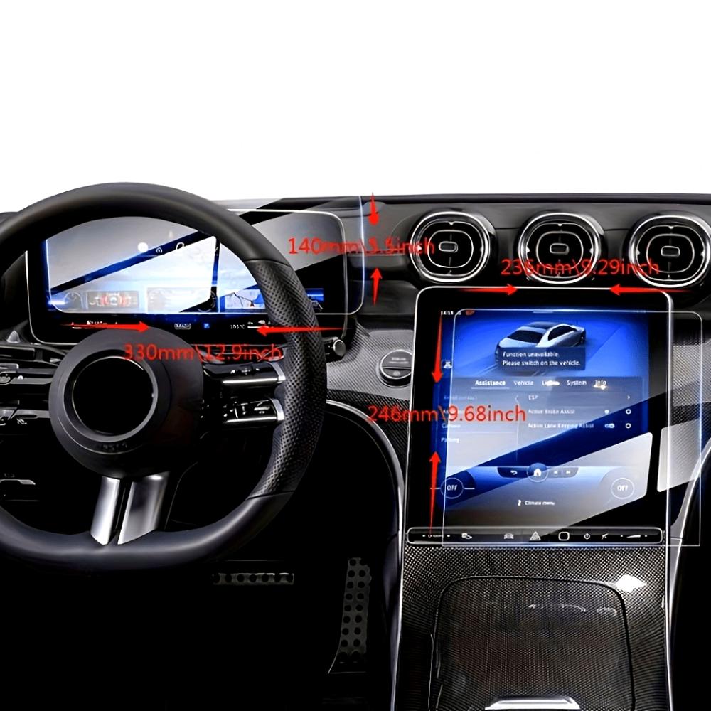 Tvrzené Sklo Ochranná Fólie na Displej Pro Mercedes Benz GLC 300 Třída C -2025 GPS Přístrojový Panel Dotykový Displej Ochrana proti Poškrábání