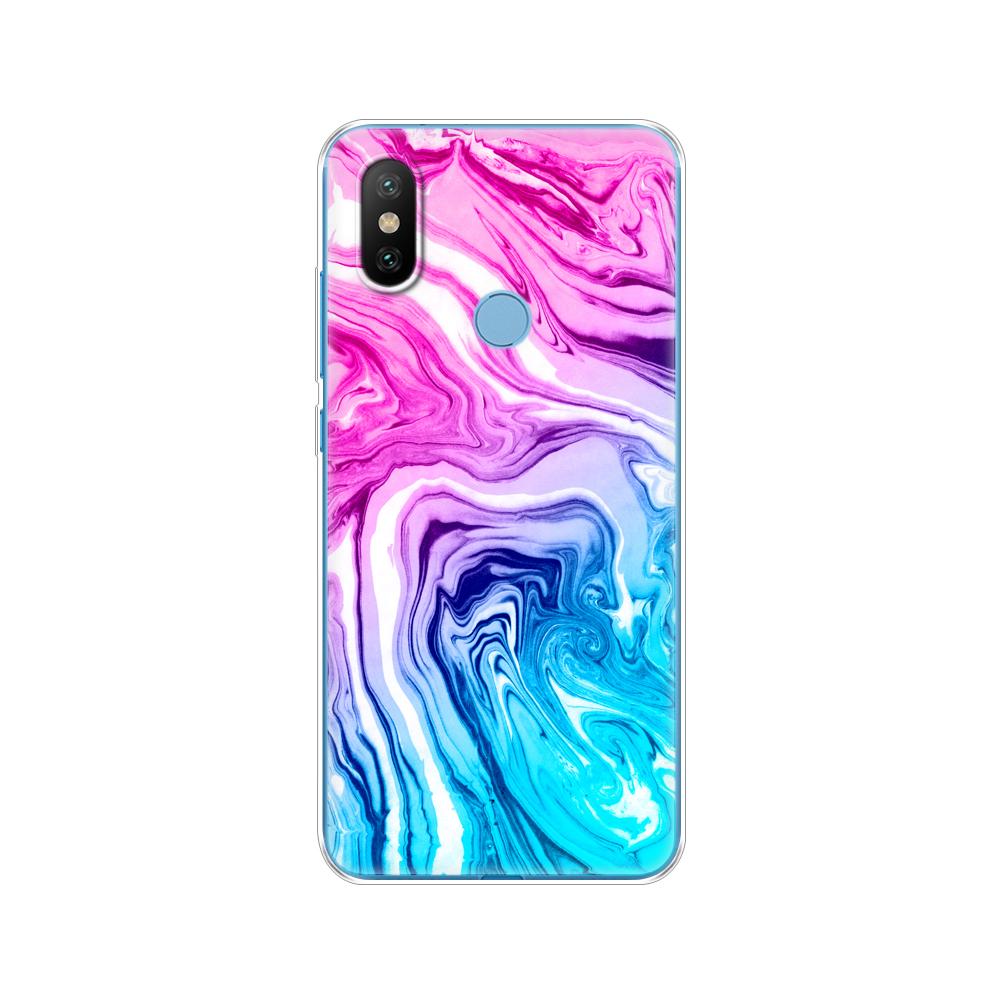 Xiaomi mix 2s için silikon kılıf xiaomi mi mix 2s için yumuşak kılıf kapak mix 2 s arka kapak koruyucu baskı coque