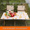 ZISIZ Cartoon Disposable Picnic Tablecloth
