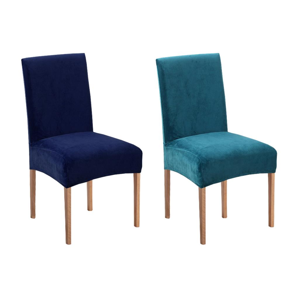 4pcs Polyester High Elastic And Breathable Chair Cover For Kitchen Chairs Protective Chair Covers