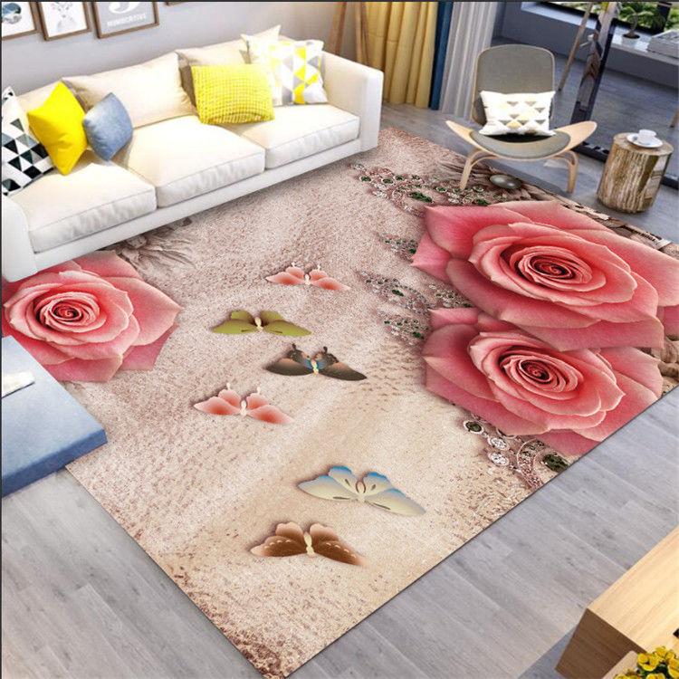 WTEMPO Nordic Carpet Living Room Carpet Home Sofa Bedside Carpet Large Area Floor Mat