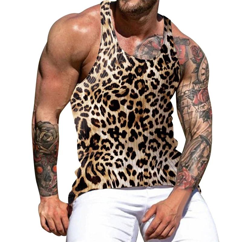 Man Tank Tops 3D Design Printing Vest Summer Fashion And Leisure
