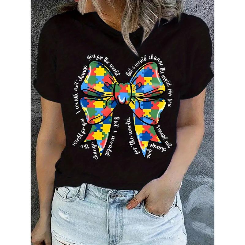 

Casual T-Shirt for Plus Size Women, Featuring A Round Neck, Short Sleeves, and A Slightly Stretchy Material, Designed for Comfort in For All Seasons 4XL чорний