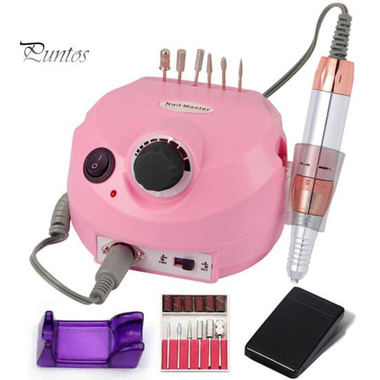 ფრჩხილის გასაპრიალებელი ელექტრო მანქანა მაღალსიჩქარიანი ფრჩხილის გასაპრიალებელი 6 საფქვავი თავით ფრჩხილის მრავალმხრივი მოვლისთვის