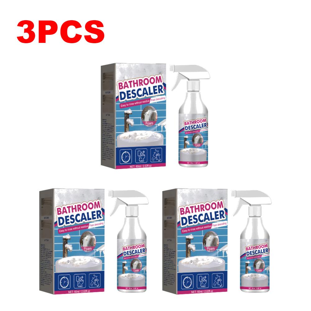 1-5PCS Bathroom Descaler Foam Cleaner Quickly Remove Stubborn Stains Cleaner Versatile Rinse Cleaning Foam Spray For Household