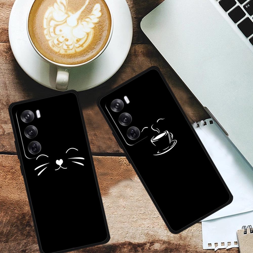 Reno 12 Pro 5G Personalized Black TPU Soft Pattern Phone Case