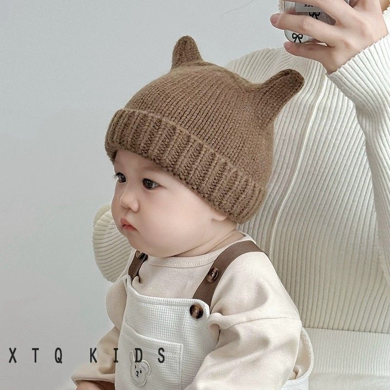 Baby Knitted Winter Hat For Ages 524 Months With Warmth And Windproof Design