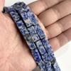 8X20MM Natural Square Tube Stone Beads Amazonite Aventurine Howlite Dalmation Gem Beads Charm For Jewelry Making Artistic works