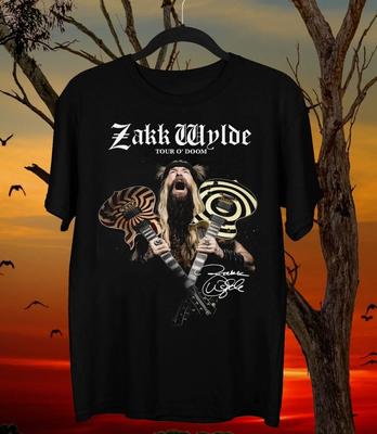 T-shirt Coton Rare Zakk Wylde Guitar Cadeau Pour Fan S à 5XL T-shirt Unisexe