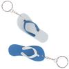 2Pcs Boat Floating Keychain Buoyant Foam Flip Flops Shaped Key Floats Key Ring