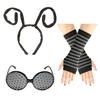 Role Playing Accessory Set Includes Headband Gloves And Eyewear For Cosplay Stage Performances Themed Party Costume