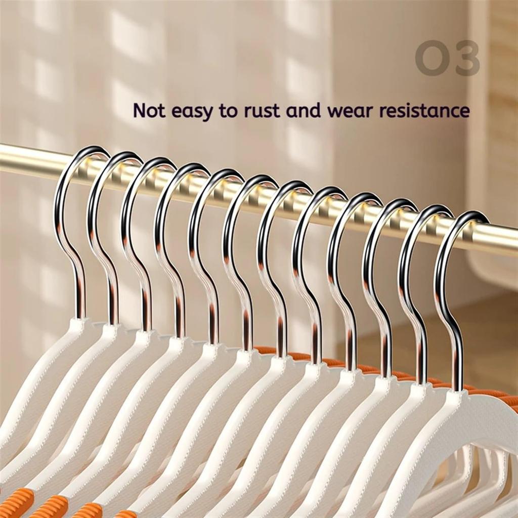 Non-slip Plastic Clothes Hangers Household Multifunctional Wet Dry Suitable for Hanging Clothes Bedroom Rack Organizers Storage