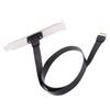 cablecc 20Gbps USB Front Panel Header IDC to Female Extension Cable with Panel Mount Screws 3.2 20-Pin Type-E USB-C Type-C