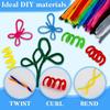 103/203PCS Pieces Pipe Cleaners Craft Supplies 11.8Inch Multi Random Color 30 Colors Craft Pipe Cleaners Bulk for DIY Art  ZSY
